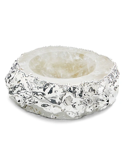 Anna New York Cascita Silverplated Crystal Bowl