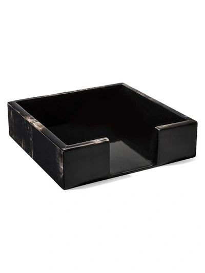 Ladorada Horn Veneer Small Cocktail Napkin Holder
