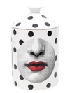 FORNASETTI SMALL COMME DES FORNA SCENTED CANDLE,400012769637