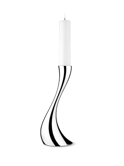 Georg Jensen Cobra Candleholder Small Three-piece Set In Steel