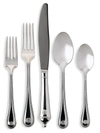 JULISKA BERRY & THREAD POLISHED SILVER 5-PIECE STAINLESS STEEL PLACE SETTING SET,400012919687
