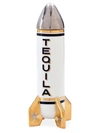 Jonathan Adler Rocket Porcelain & 16k Goldplating Tequila Decanter In Multi