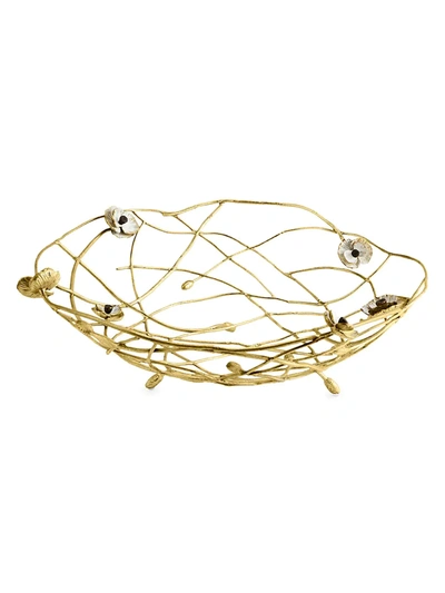 Michael Aram Anemone Centerpiece Bowl In Gold