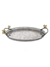 MICHAEL ARAM BUTTERFLY GINKGO OVAL TRAY,400013168208