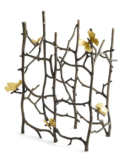 Michael Aram Butterfly Ginkgo Wine Rack In White