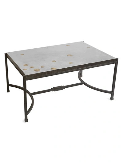 Michael Aram Forest Leaf Fallen Leaves Coffee Table In Aluminum