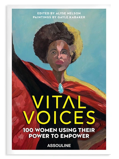 Assouline Vital Voices: 100 Women Using Their Power To Empower Hardcover Book In Multicolor