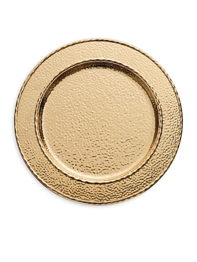 Michael Aram Hammertone Goldtone Charger