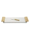 MICHAEL ARAM PALM 2-PIECE CHEESE BOARD & SPREADER SET,400013154436