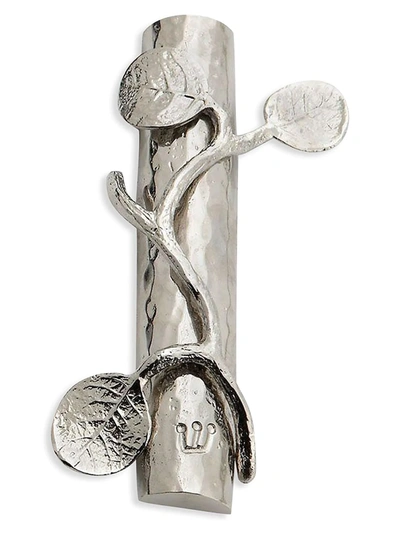 Michael Aram Botanical Leaf Mezuzah In Silver