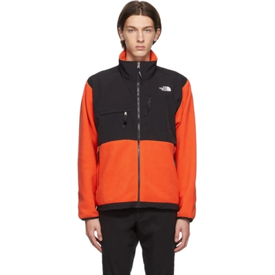 The North Face 1995 Retro Denali Recycled Fleece Jacket In Orange,black