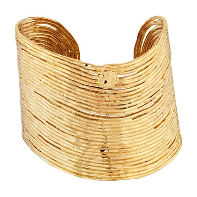 Gas Bijoux Liane Cuff Bracelet In Yellow Gold