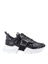 LES HOMMES STUDDED LEATHER SNEAKERS
