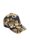 VERSACE JEANS COUTURE BAROQUE PRINT BASEBALL CAP