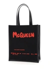 ALEXANDER MCQUEEN ALEXANDER MCQUEEN GRAFFITI LOGO TOTE BAG