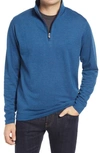 PETER MILLAR COMFORT INTERLOCK QUARTER ZIP PULLOVER,MF21K40