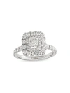 SAKS FIFTH AVENUE 14K WHITE GOLD & DIAMOND RING,0400013321992