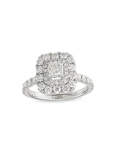 Saks Fifth Avenue 14k White Gold & Diamond Ring