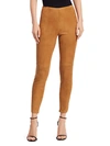 RALPH LAUREN ELEANORA SUEDE SKINNY PANTS,0400012508074