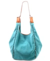 Old Trend Women's Genuine Leather Rose Valley Hobo Bag In Aqua
