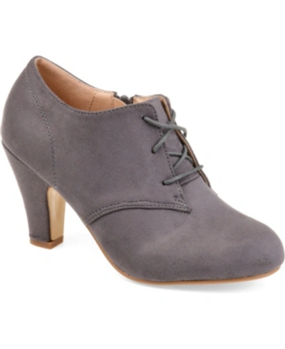Journee Collection Collection Women's Leona Bootie In Grey