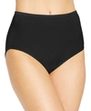 Vanity Fair Illumination Brief Underwear 13109, Also Available In Extended Sizes In Midnight Black