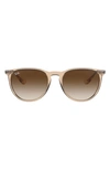 RAY BAN ERIKA 54MM GRADIENT ROUND SUNGLASSES,RB417154-Y