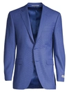 CANALI MEN'S SOLID WOOL SPORTCOAT,0400010173168