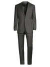 CANALI MEN'S MODERN-FIT WINDOWPANE CHECK WOOL SUIT,0400010794935