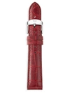 Michele Women's Alligator Watch Strap/18mm In Cabernet