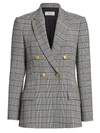 A.L.C WOMEN'S SEDGWICK II GLEN CHECK & HOUNDSTOOTH DOUBLE-BREASTED JACKET,0400011910218