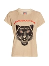 MOTHER WOMEN'S THE BOXY GOODIE GOODIE GRAPHIC T-SHIRT,0400013110389