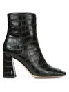 Black Crocodile Leather