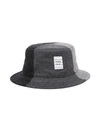 THOM BROWNE COLORBLOCK WOOL BUCKET HAT,400012905899