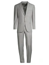 CANALI MEN'S TEXTURE SINGLE-BREASTED SUIT,0400097068874