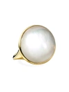 Ippolita 18k Yellow Gold Rock Candy Mother Of Pearl Cabochon Doublet Luce Ring