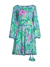 LILLY PULITZER ELORA FLORAL DRESS,400013118241