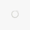 KENNETH JAY LANE SILVER TONE CRYSTAL CHAIN LINK NECKLACE,9112NSCsilver15984839
