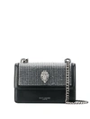 KURT GEIGER SHOREDITCH RHINESTONE-EMBELLISHED CROSSBODY BAG