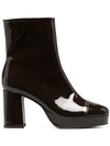 CAREL CLUB PATENT LEATHER BOOTS