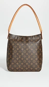 Shopbop Archive Louis Vuitton Looping Gm, Monogram Brown In Brown