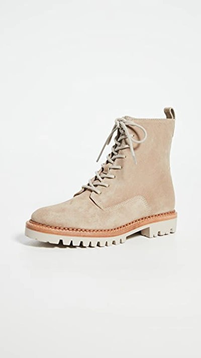 Vince Cabria Lug Sole Boots In Cobblestone