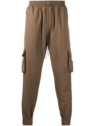 Represent Pocket-detail Panelled Track Pants In Brown