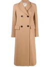 SEMICOUTURE DOUBLE-BREASTED LONG COAT