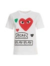 Comme Des Garçons Play T-shirt Comme Des Garcons Play Woman Color White In White