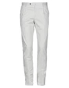 Pt Torino Man Pants Light Grey Size 38 Cotton, Elastane