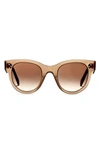 Celine 48mm Gradient Cat Eye Sunglasses In Brown