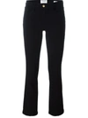 Frame Le High High-rise Cropped Straight-leg Jeans In Black
