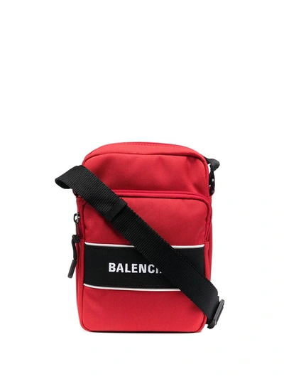 Balenciaga Small Bag In Red Recycled Nylon