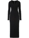 DOLCE & GABBANA RIBBED KNIT DRESS